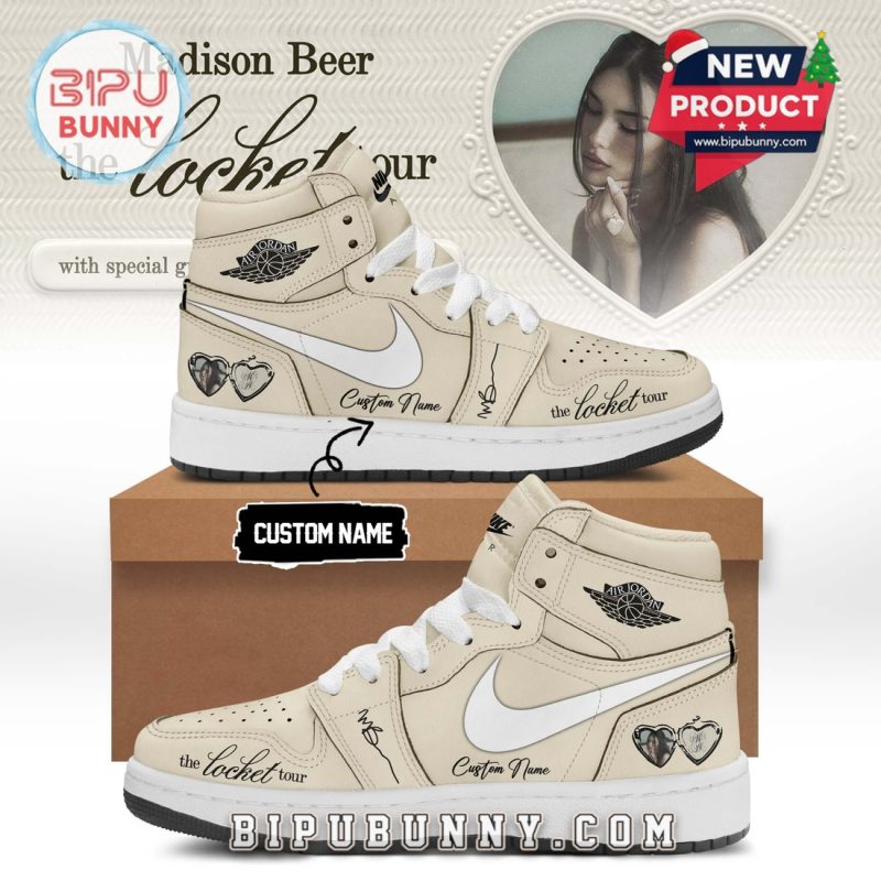 Madison Beer The Locket Tour Custom Air Jordan 1 Sneakers
