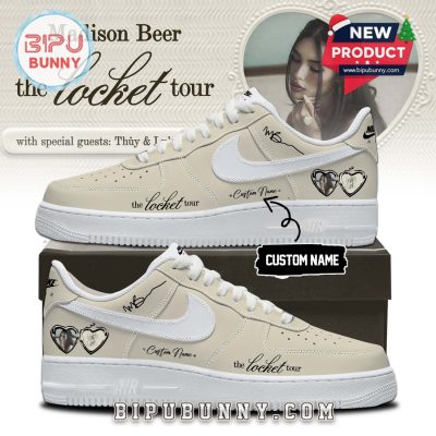 Madison Beer The Locket Tour Custom Name Air Force 1 Shoes