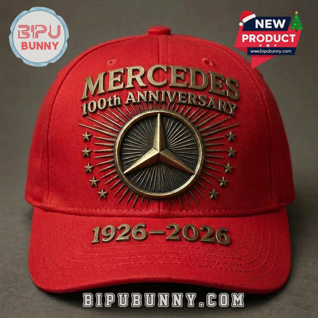 Merc 100th Anniversary 1926-2026 Classic Cap Merc 100th Anniversary 1926-2026 Classic Cap
