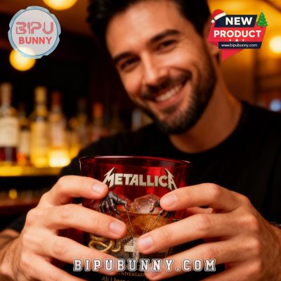 Metallica 45th Anniversary Commemorative Whiskey Glass
