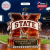 Mississippi State Bulldogs whiskey bottle with horse rider stopper on field!
