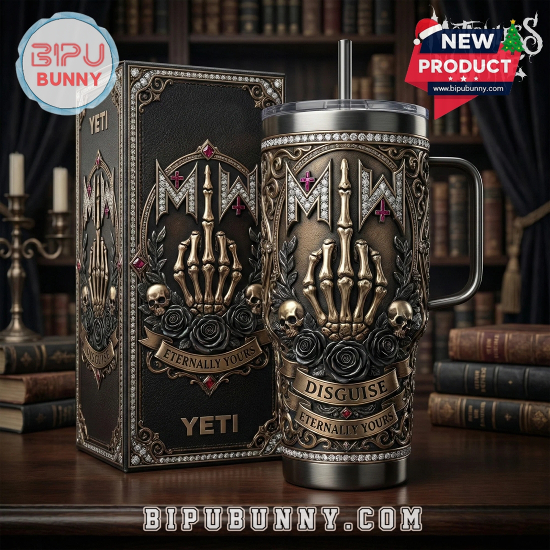Motionless in White YETI 40oz Tumbler With Handle Motionless in White YETI 40oz Tumbler With Handle