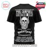 Motorhead Australian Tour 2026 signatures shirt featuring band members. Officially licensed merchandise.