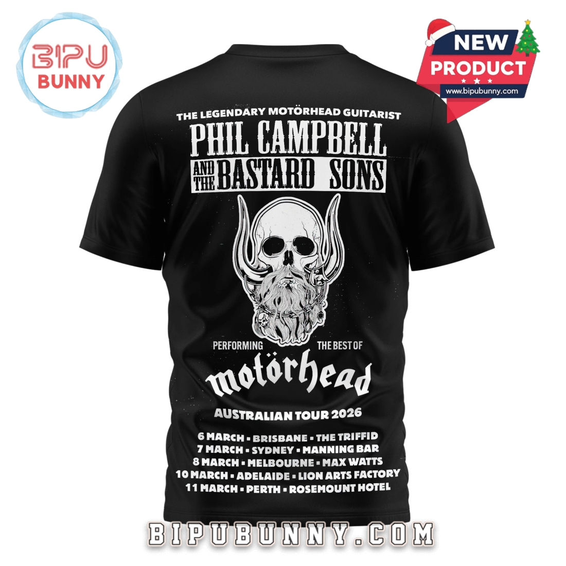Motorhead Australian Tour 2026 Signatures Shirt Motorhead Australian Tour 2026 Signatures Shirt