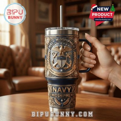 Navy Midshipmen 40oz Tumbler With Handle