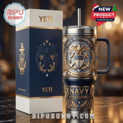 Navy Midshipmen 40oz Tumbler With Handle