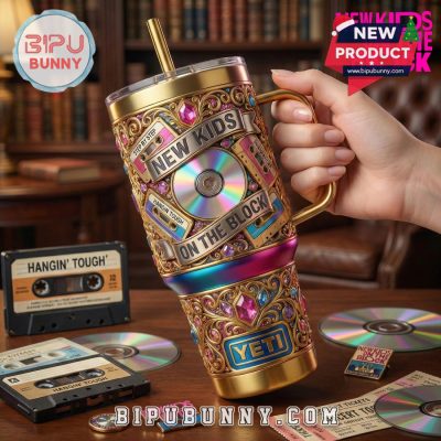 New Kids On The Block 40oz Tumbler With Handle