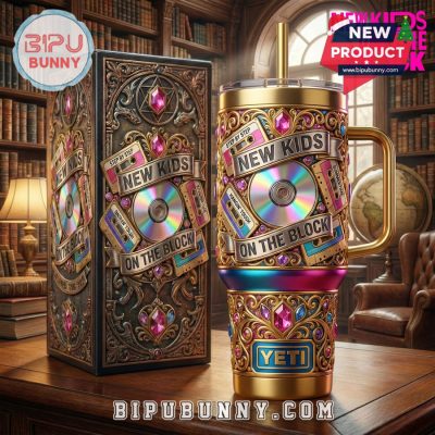 New Kids On The Block 40oz Tumbler With Handle