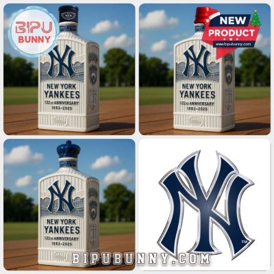 New York Yankees 122nd Anniversary Whiskey Bottle