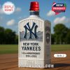 New York Yankees 122nd Anniversary Whisky Bottle in Style 2 with a red cap, featuring the Yankees logo and anniversary details.