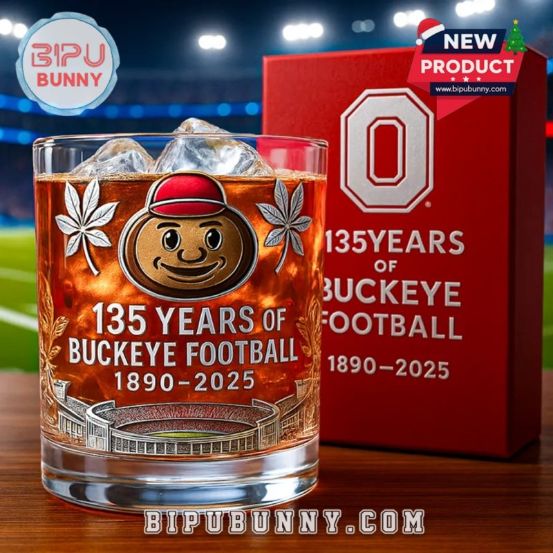 Ohio State Buckeyes Whiskey Glass Limited Edition