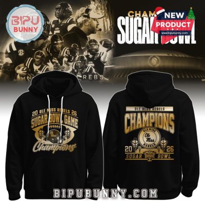 Ole Miss 2026 Allstate Sugar Bowl Champions Black Hoodie And Pants