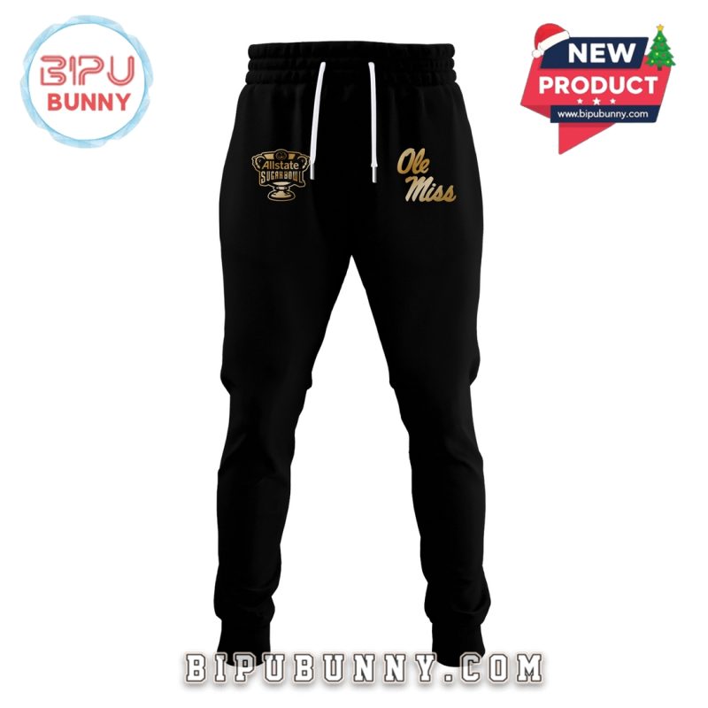 Ole Miss 2026 Allstate Sugar Bowl Champions Black Hoodie And Pants