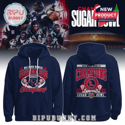Ole Miss 2026 Allstate Sugar Bowl Champions Navy Hoodie And Pants