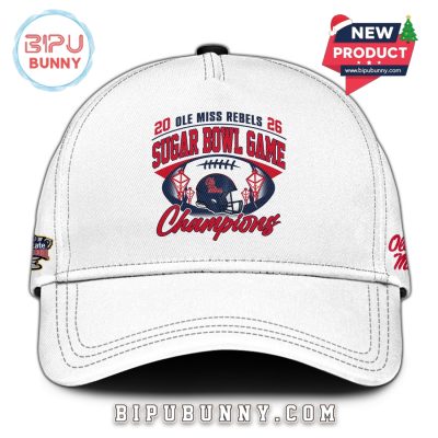 Ole Miss 2026 Allstate Sugar Bowl Champions White Hoodie And Pants