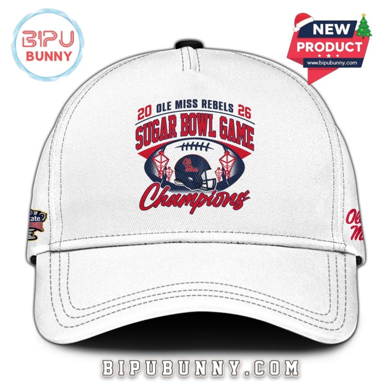 Ole Miss 2026 Allstate Sugar Bowl Champions White Hoodie And Pants
