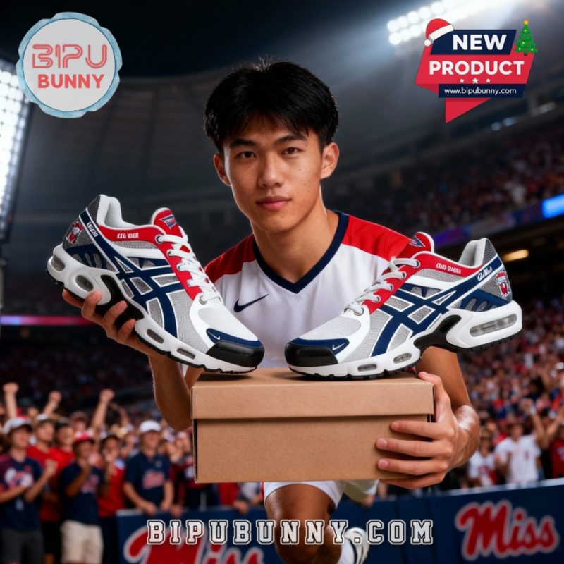 Ole Miss Football 2026 Air Max Plus Sneakers Ole Miss Football 2026 Air Max Plus Sneakers