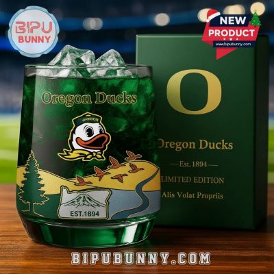 Oregon Ducks Whiskey Glass Limited Edition