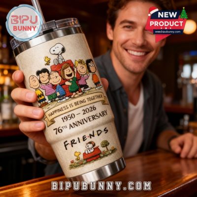 Peanuts Friends 76th Anniversary Tumbler