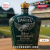 The Philadelphia Eagles 92nd Anniversary Whiskey Bottle with a crown topper, celebrating the Eagles’ 92 years.