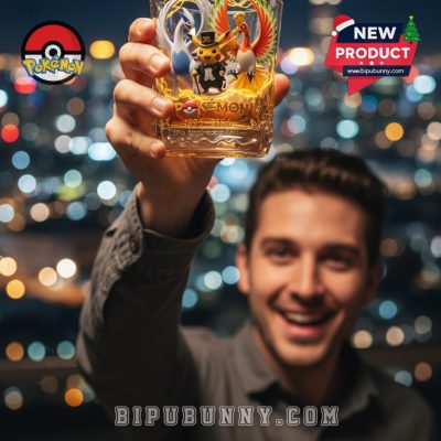 Pikachu Pokemon 30th Anniversary Collector’s Whiskey Glass
