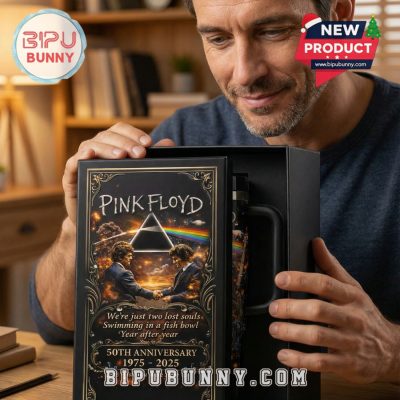 Pink Floyd Wish You Were Here 50th Anniversary Tumbler