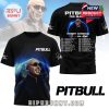 Pitbull I'm Back 2026 North America Black 3D Shirt: Mr. Worldwide returns! Show your love for Pitbull's tour with this unique 3D tee.