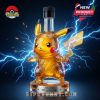 Pikachu bottle with lightning effects, celebrating Pokémon's 30th Anniversary.