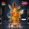 Pikachu shaped bottle with a horse figure cap for Pokémon's 30th Anniversary.