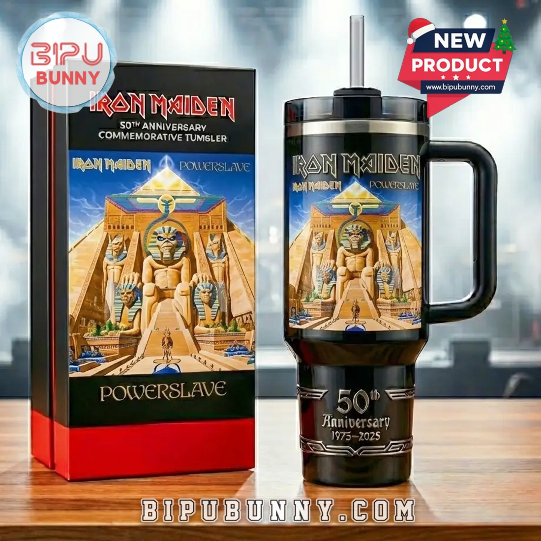 Powerslave The Iron Maiden 50th Anniversary Tumbler Powerslave The Iron Maiden 50th Anniversary Tumbler