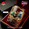 A glass celebrating Pokémon’s 30th anniversary in Style 2 design with Bulbasaur, Squirtle, and Pikachu in fashion-forward looks!