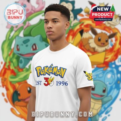 Premium Pokémon 30th Anniversary 3D Shirt