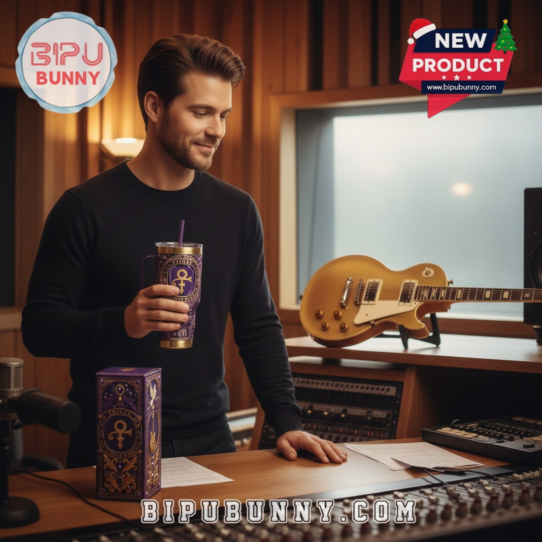 Prince Purple Rain 40oz Tumbler With Handle Prince Purple Rain 40oz Tumbler With Handle