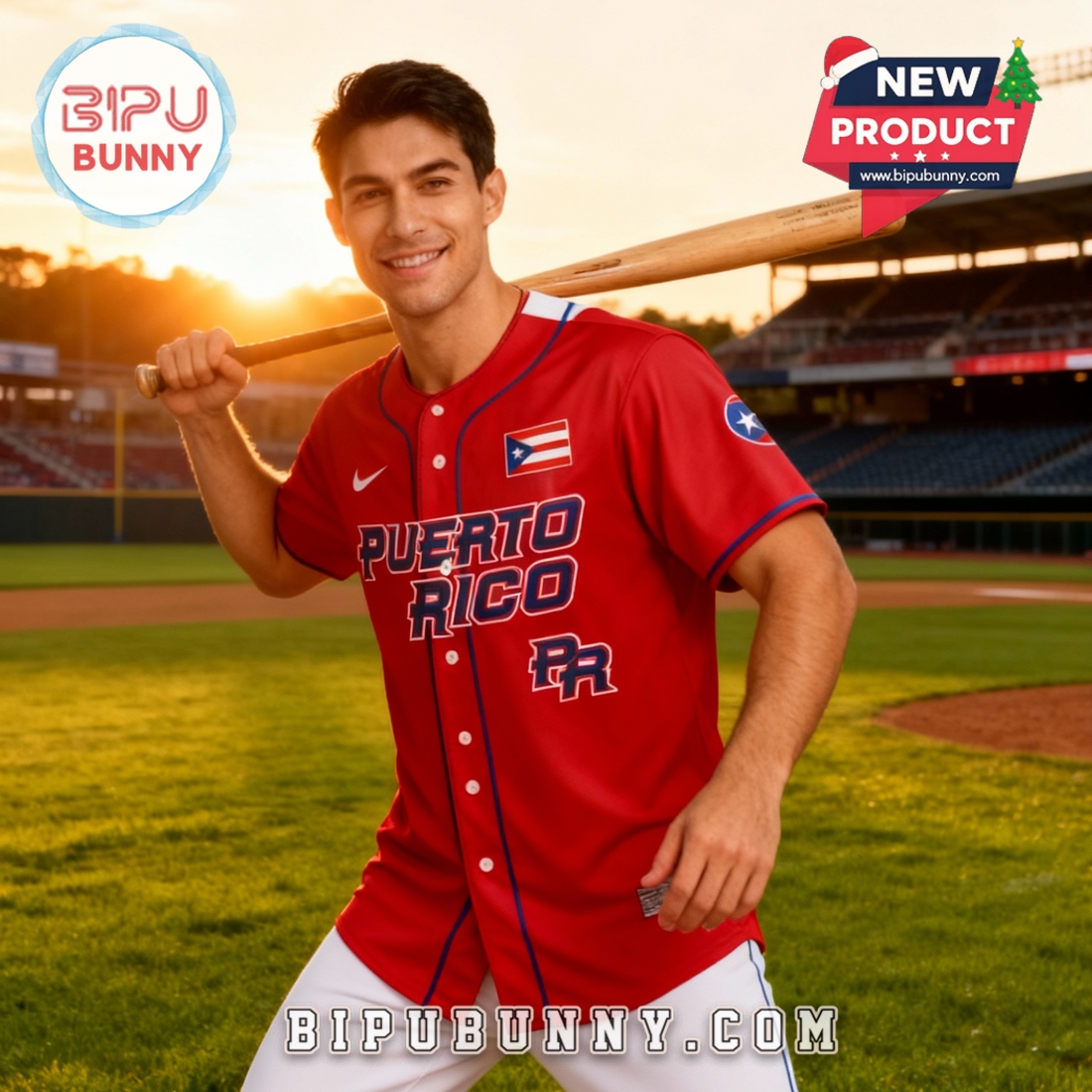 Puerto Rico Baseball 2026 World Baseball Custom Jersey Puerto Rico Baseball 2026 World Baseball Custom Jersey