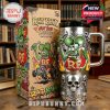 Rat Fink stainless steel tumbler with collector box showing skull flame and cartoon hot rod artwork!