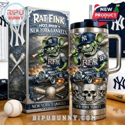 Rat Fink x New York Yankees Collaboration YETI Tumbler