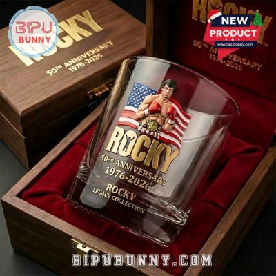 Rocky 50th Anniversary Collector’s Glass