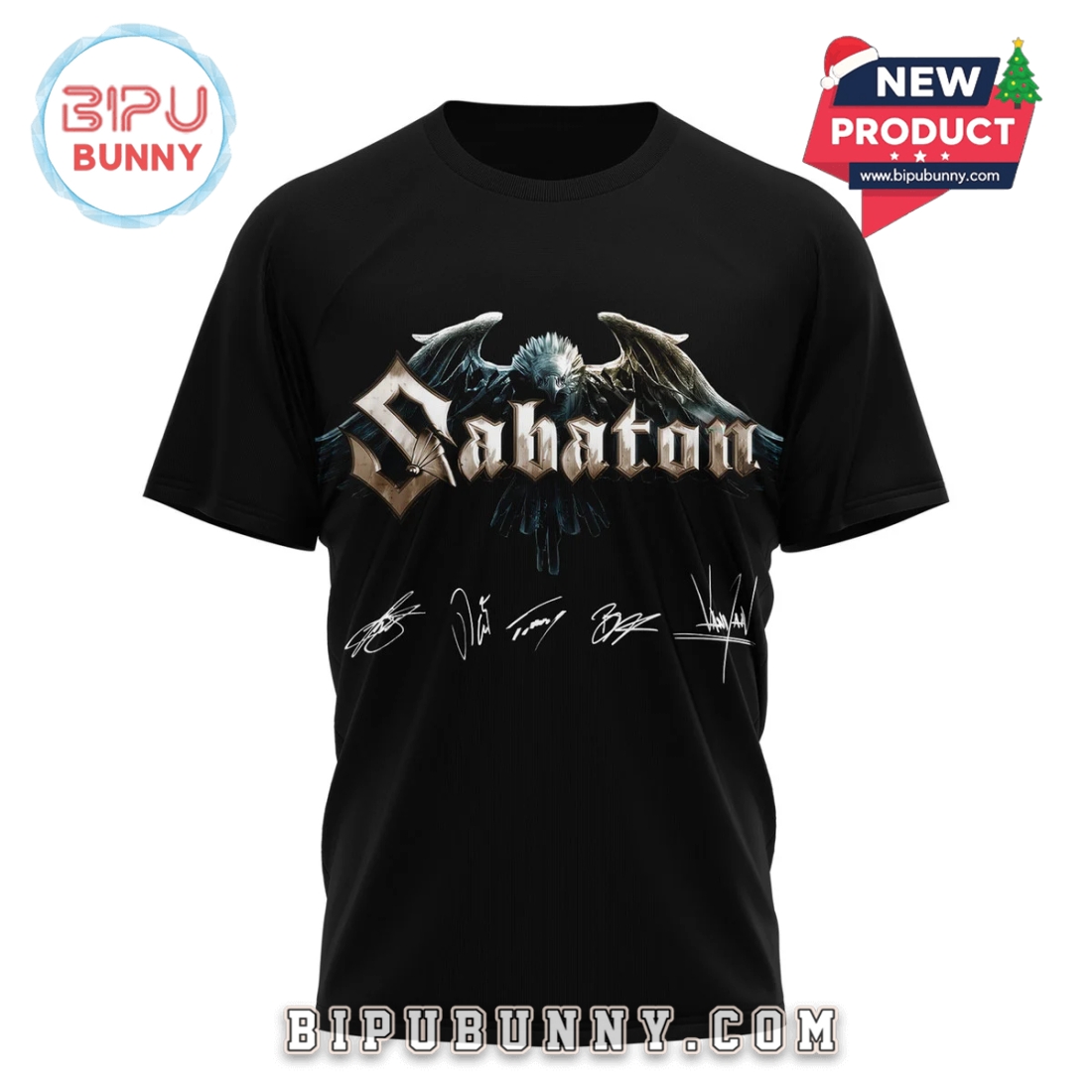 Sabaton Legends On Tour 2026 Signatures 3D Shirt Sabaton Legends On Tour 2026 Signatures 3D Shirt