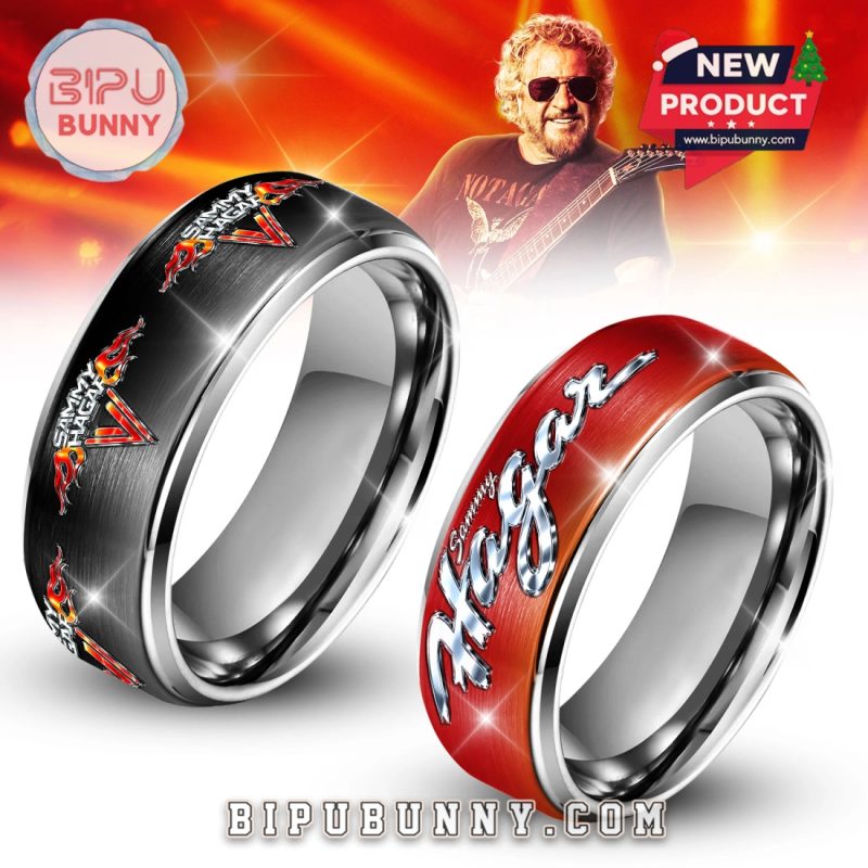 Sammy Hagar Silver Tungsten Ring