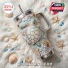 Sea Turtle YETI Tumbler 40oz - Durable, insulated cup featuring a beautiful sea turtle design. Keeps drinks hot or cold for hours.
