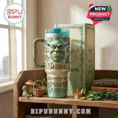 Shrek 40oz Tumbler With Handle