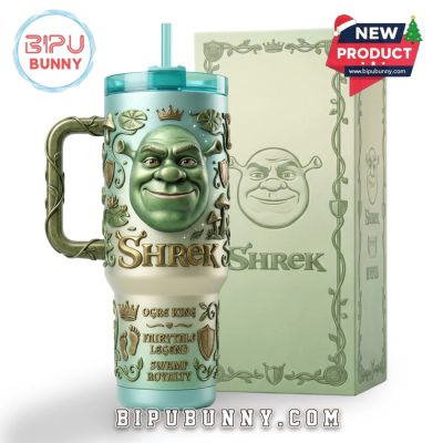 Shrek 40oz Tumbler With Handle