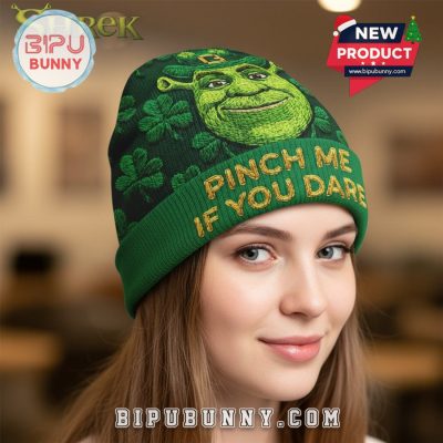 Shrek St Patricks Day Beanie Hat