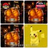 A Pikachu figurine shaped like an amber bottle for the Pokémon 30th Anniversary.