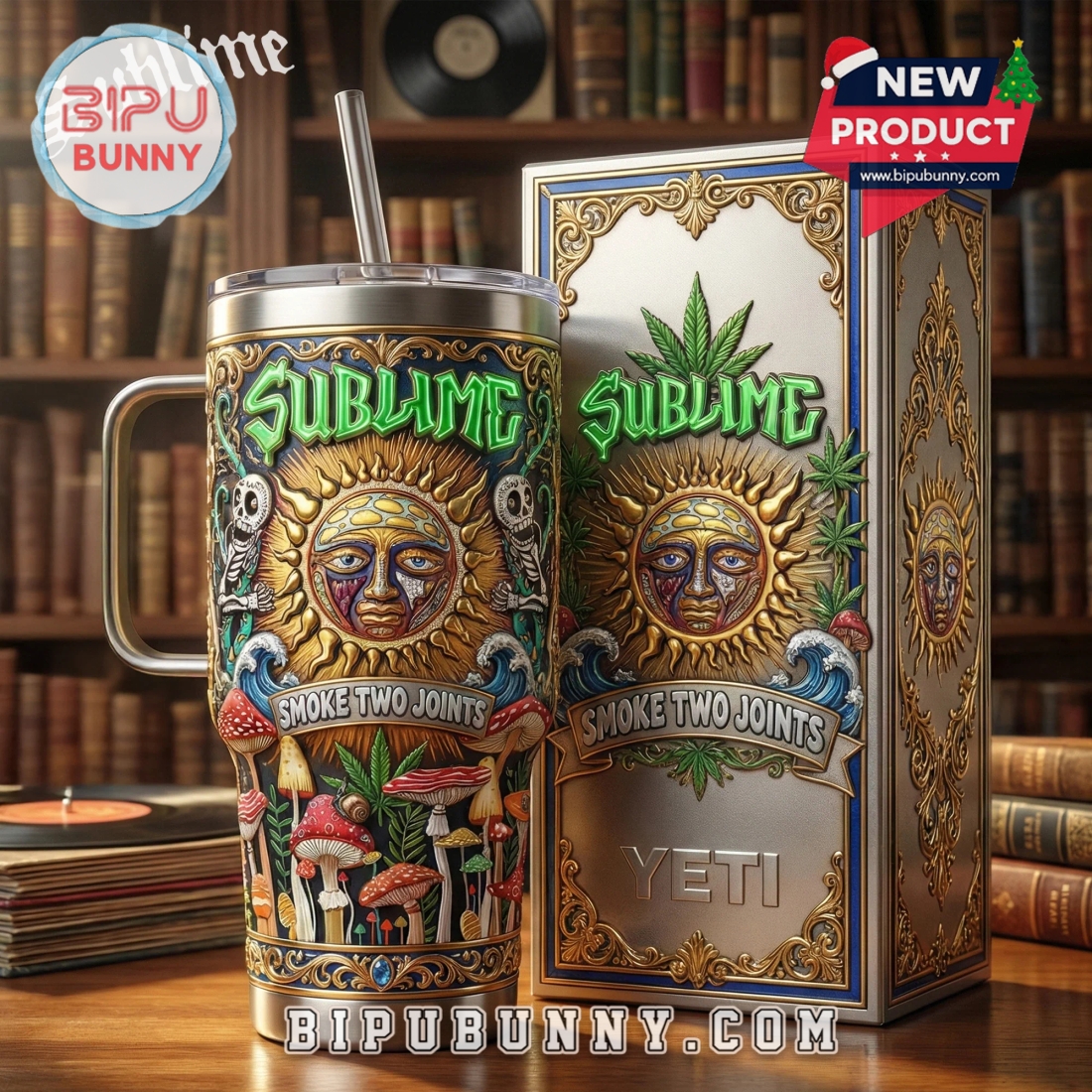 Smoke Two Joints YETI 40oz Tumbler With Handle Smoke Two Joints YETI 40oz Tumbler With Handle