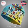 Snoopy Autism Awareness Beanie Hat: Warm, stylish support for autism acceptance.