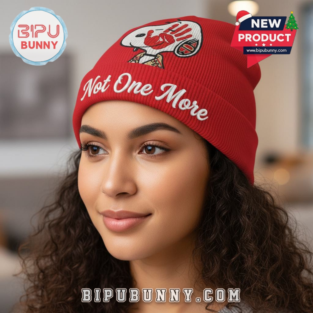 Snoopy Awareness Day Premium Beanie Hat Snoopy Awareness Day Premium Beanie Hat