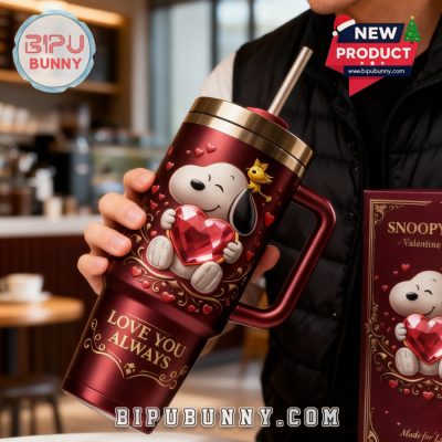 Snoopy Love Valentine’s Day Stanley Tumbler