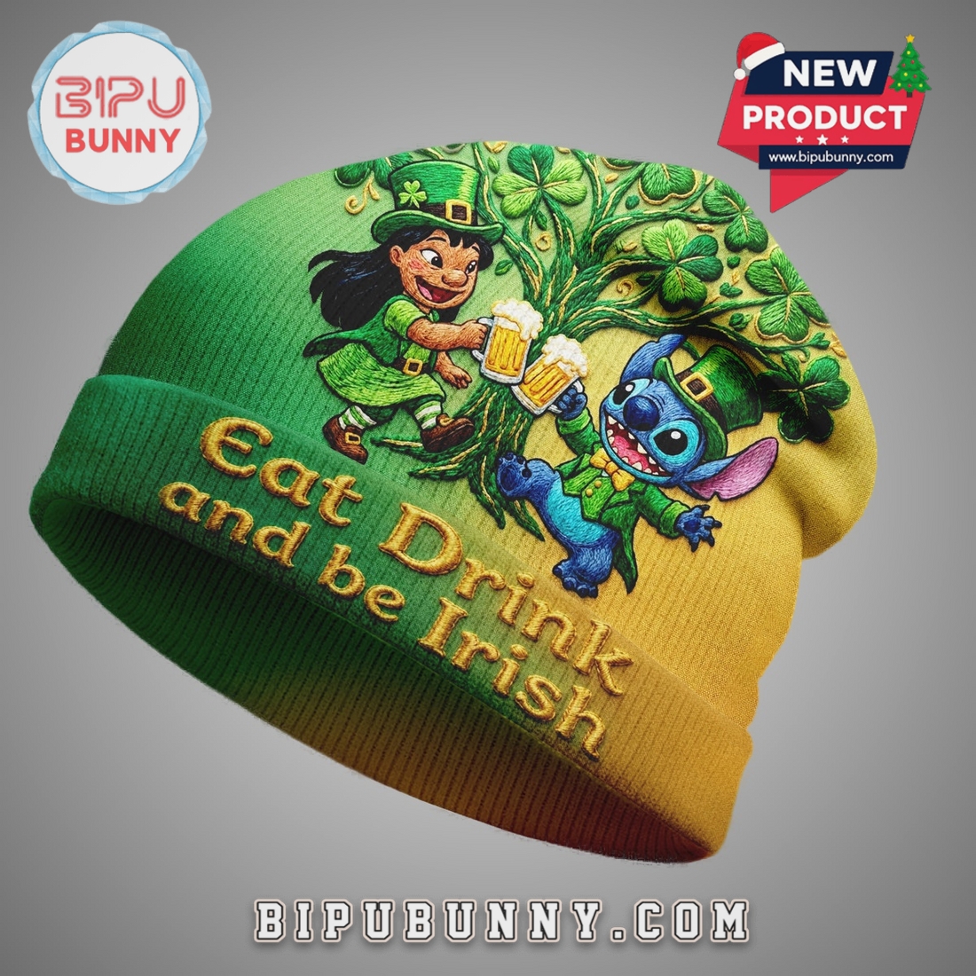 Stitch St Patricks Day Beanie Hat Stitch St Patricks Day Beanie Hat