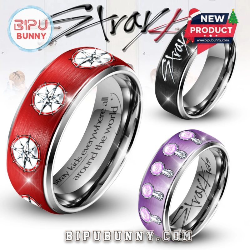 Stray Kids Silver Tungsten Ring Stray Kids Silver Tungsten Ring